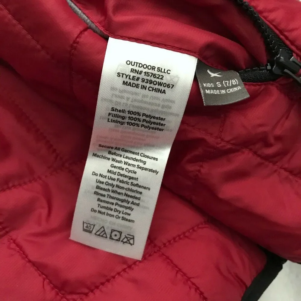 Eddie Bauer NWT Reversible Puffer Jacket Boy XS (5/6) *Pls See Description*